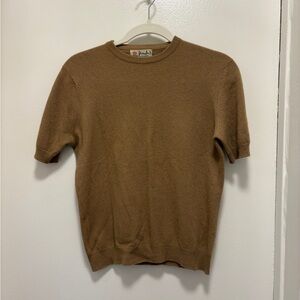 PRINGLE OF SCOTLAND 100% cashmere t-shirt sweater